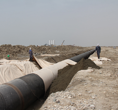تامین و اجرای خط انتقال آب خلیج فارس به صنایع جنوب شرق كشور- قطعه اول (320)
